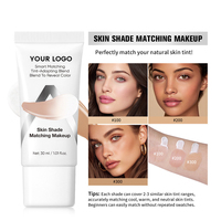 Fond de Teint Intelligent à Teinte Adaptative au pH, Crème Blanche pour une Peau Naturelle, OEM ODM Marque Privée