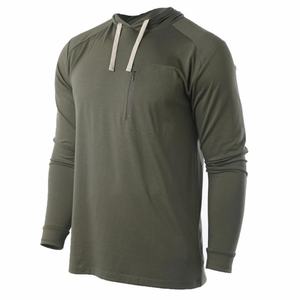 Camiseta de Pesca para Hombre, Protección Solar UPF 30+, Manga Larga, Ligera, de Secado Rápido, con Capucha de Bambú - Product Image 1
