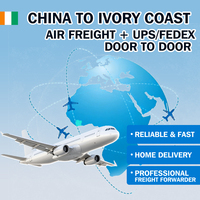 Transitaire Aérien et Express de Chine vers la Côte d'Ivoire, Service d'Expédition Porte à Porte