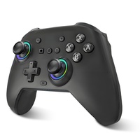 Contrôleur de jeu noir conçu en usine pour Switch programmable pour Steam IOS Android PC Xbox avec moteur de vibration