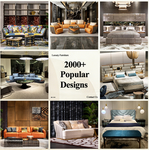 خدمة تصميم داخلي فاخرة مخصصة للفيلا ديكور منزلي منازل كاملة أثاث غرفة المعيشة وغرفة النوم - Product Image 3