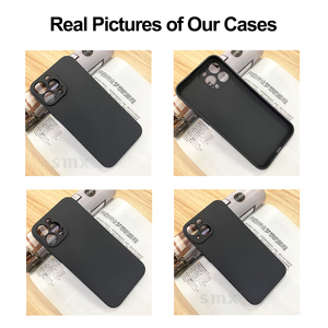 Custodia per telefono <span class=keywords><strong>cellulare</strong></span> satinato Soft-Touch Premium all'ingrosso della fabbrica Cover posteriore nera opaca TPU per Realme <span class=keywords><strong>C53</strong></span> - Product Image 3