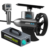 Nouveau moteur électrique sans balais 400W pour SUP et kayak EDGE K4, 9,6 km/h, étanche IP68, avec télécommande pour drone de pêche (modèle 2025)
