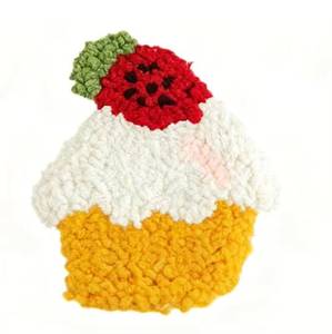 ชุดอุปกรณ์ทำแผ่นรองแก้วปักลาย Punch Needle DIY, แผ่นกันความร้อน, งานฝีมือปักลายเพื่อคลายเครียด - Product Image 5
