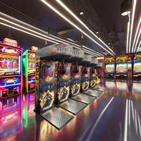 Street Amusement Boxmaschine Arcade-Punching-Automat Outdoor Fiberglas Münzbetriebene Spiele