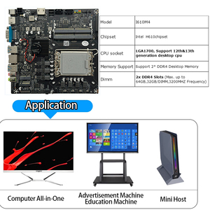 Fábrica al por mayor H610 Mini-ITX DDR4 placa base de escritorio para PC todo en uno compatible con Intel 12th/13th Generation <span class=keywords><strong>CPU</strong></span> - Product Image 2