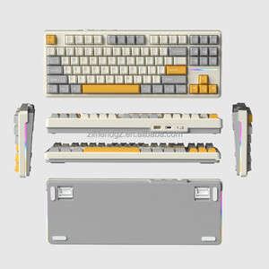 Hot Swappable 87-Keys RGB South-Facing Backlight Keycaps 2.4Ghz Wireless Mechanical <b>Keyboard</b> N-Key Rollover Gasket Gaming Hot - Product Image 2
