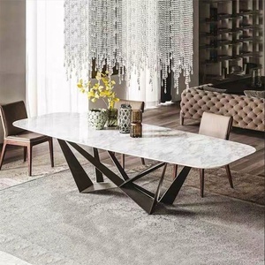 Table à <span class=keywords><strong>manger</strong></span> rectangulaire en granit et marbre Youtai, style italien, luxe léger, moderne et vintage, pour la <span class=keywords><strong>salle</strong></span> à <span class=keywords><strong>manger</strong></span> - Product Image 5