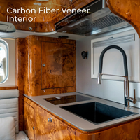 Passerelle de yacht et échelle d'accès pour camping-car en fibre de carbone de qualité marine, ultra-légères, résistantes à la corrosion, accessoires de yacht sur mesure