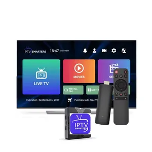 Caixa de teste gratuita para Android IPTV para EUA Árabe Assinatura IPTV 12 meses Full HD lista de painel de revendedores m3u iptv Europa TV Box