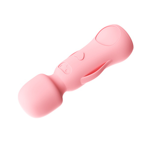 Silicone Double-Ended G-Spot Vaginal <b>Vibrator</b> Carrot Shape USB Rechargeable Waterproof 10 Frequencies Real Touch Feeling Pink - Product Image 1