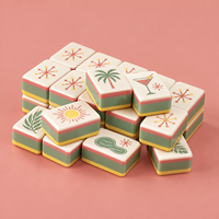 Mahjong Direct Usine : Ensemble de Tuiles Personnalisées Mid-Century pour la Maison, Jeu de Table en Acrylique Premium, Cadeau d'Entretenissement et de Pendaison de Crémaillère