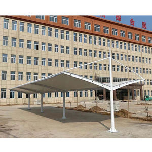 Estructura de Membrana Resistente a la Corrosión, Cobertizo para Auto, Toldo de Estacionamiento Tipo Cantilever, Cubierta para Estacionamiento - Product Image 6