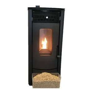 Chimenea de madera de corte automático inteligente, estufa quemadora de pellet, moderna, europea, 2022