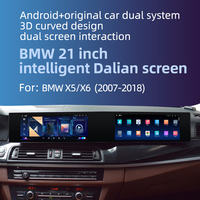 Pantalla Táctil Interactiva Dual Android con Carplay 360 y Navegación GPS para BMW X5 X6 F15 F16 2007-2018