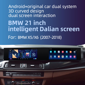 Pantalla interactiva dual <span class=keywords><strong>Android</strong></span> Touch Carplay 360 Navegación GPS Carplay para BMW X5 X6 F15 F16 2007-2018 - Product Image 2
