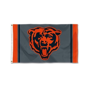 Drapeau de haute qualité personnalisé en gros, imprimé avec le logo des <span class=keywords><strong>Detroit</strong></span> Lions, en polyester, pour affichage intérieur et extérieur, 90*150cm - Product Image 4