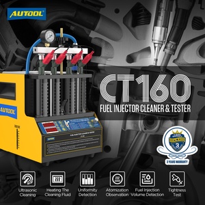 เครื่องทดสอบหัวฉีดน้ำมันเชื้อเพลิง <span class=keywords><strong>AUTOOL</strong></span> <span class=keywords><strong>CT160</strong></span> 220V 4 สูบ ปี 2026 พร้อมฟังก์ชั่นทำความร้อน เครื่องทำความสะอาดและทดสอบแบบอัลตราโซนิก - Product Image 4