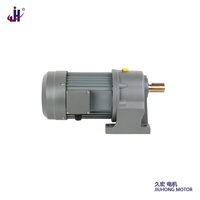 Moteur à engrenages AC horizontal monophasé triphasé 400W pour mélangeur alimentaire, textile, couple élevé, boîtier en aluminium, fil de cuivre