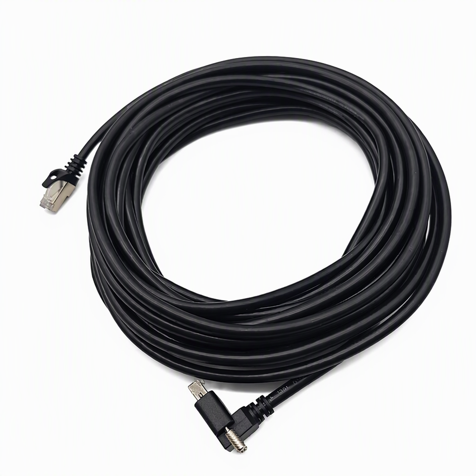 CAT6A 26AWG Double Shielded Ethernet Patch Cord 3m 10m RJ45 8P8C Male ...