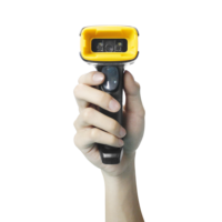 Lecteur de codes-barres QR sans fil portable HZTZ, lecteur de codes-barres 2D avec interface USB et support de fixation en stock