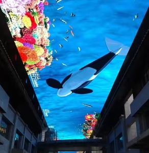 P4 320*160Mm Mô-đun Không Thấm Nước Độ Phân Giải Cao 3D Trần LED Hiển Thị Hành Lang Màn Hình Tùy Chỉnh Sáng Tạo Bầu Trời Màn Hình - Product Image 6