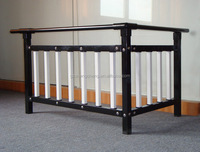 Garde-corps de sécurité en aluminium de haute qualité avec revêtement en poudre antirouille pour maison et villa