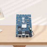 Router Inalámbrico de Alta Potencia de 1800M de Largo Alcance, Repetidor de Doble Banda 2.4G y 5G, Puente POE Gigabit Cableado de 1000Mbps, 1 Puerto LAN, WIFI 6