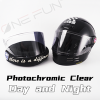 Visière solaire photochromique intégrale pour moto Glamster CPB-1V – Accessoire de remplacement pour casque, pare-brise et écran de protection