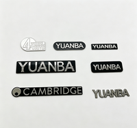 Plaques signalétiques personnalisées, logos gravés, badges métalliques, plaques signalétiques en acier inoxydable pour meubles et électronique