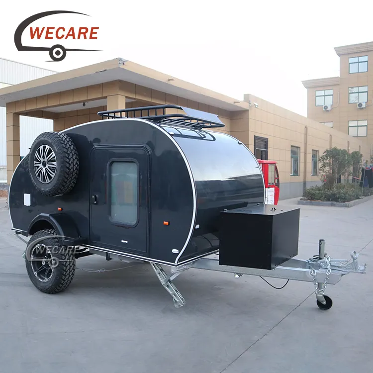Wecare Fabriek Custom Mini Off Road Traan Caravan Camper Trailers Kleine Reisaanhangwagen Te Koop