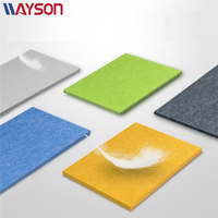 Panneaux acoustiques en feutre de fibres de polyester PET haute densité, insonorisants et ignifuges, vente en gros, stock direct usine