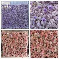 Guirlande florale artificielle OLERAY, toucher réel, eucalyptus, pour allée ou décoration au sol