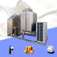 Promotion : Cuve de pasteurisation UHT à plaques pour la transformation des œufs, du lait et du jus, 100L, 200L, 500L, avec système de nettoyage