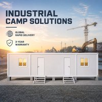 Maison préfabriquée mobile durable et résistante aux intempéries, mini-maison modulaire, cabine conteneur déplaçable, salon extérieur, hôtel, école
