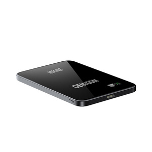 LF21 7mm Ultra Slim <b>Mirror</b> Glass Aluminum Power Bank 118g with LED Display and 15W Magnetic 3-in-1 Charging - Product Image 6