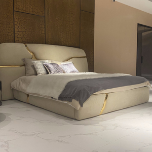 <span class=keywords><strong>Letto</strong></span> Matrimoniale di Lusso in Pelle Italiana, Design Moderno per Villa, Camera da <span class=keywords><strong>Letto</strong></span> Principale di Lusso, <span class=keywords><strong>Letto</strong></span> <span class=keywords><strong>Montagna</strong></span> - Product Image 5