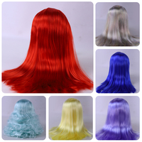 Perruque de remplacement réutilisable en fibre de nylon résistante à la chaleur pour poupée ICY Blyth Neo Blyth