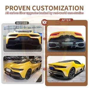 Diffuseur arrière de qualité supérieure pour Maserati MC20 Lèvre de diffuseur arrière en <span class=keywords><strong>fibre</strong></span> de carbone de style OEM - Product Image 2