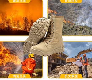 Bottes tactiques DFB830 haute performance pour le désert et la jungle, résistantes aux chocs et anti-perforation, chaussures de randonnée montantes pour hommes - Product Image 5