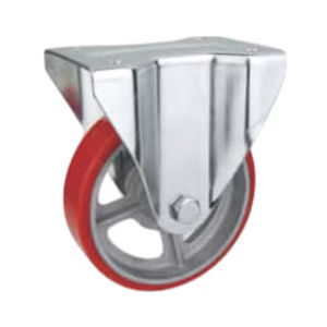 Rueda Giratoria Industrial de Alta Resistencia con Freno, Rodamiento de PU y Buje de Hierro Fundido, Fabricante Directo, Alta Calidad, OEM - Product Image 3