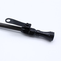 Jauge à huile flexible en acier inoxydable noir pour moteur de voiture LS LS1 LS2 LSX 5.7 6.0 Pièces automobiles