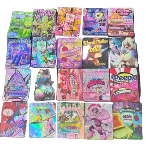 Sacs d'emballage en plastique personnalisés de 3.5g Boîte d'emballage pour <span class=keywords><strong>biscuits</strong></span> Sacs découpés Sacs en mylar de 3.5g avec boîte - Product Image 2