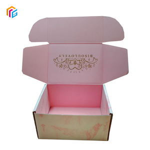 Custom Brand Logo Cardboard <strong>Cartons</strong> Packaging Mailer <strong>Boxes</strong> Pink Color Cosmetic Gift Mailer <strong>Boxes</strong> <strong>Corrugated</strong> Shipping <strong>Boxes</strong> - Product Image 3