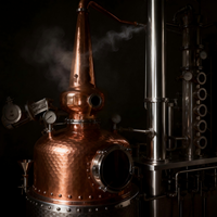 Unité de distillation fractionnée multicolonne avancée pour l'affinage de l'éthanol de haute pureté et des huiles essentielles, système de multi-distillation