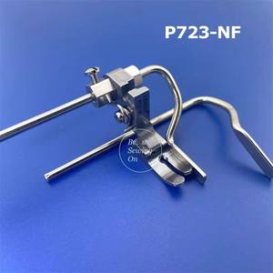 P723-NF 퀼터 니들 피드 프레서 풋, 산업용 싱글 니들 록스티치 재봉틀 부품용 좌우 가이드 포함 - Product Image 4