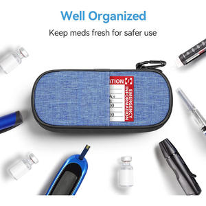 Tas Pendingin Insulin untuk Perjalanan, Tas Diabetes Berinsulasi dengan Kantong Es untuk Pena Insulin dan Perlengkapan Monitor Glukosa Darah - Product Image 3