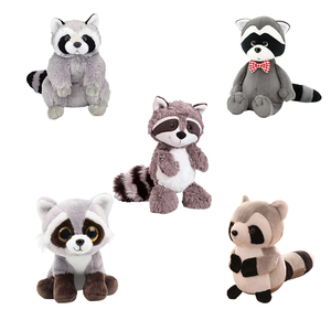 Peluche Personalizzati per Bambini, <span class=keywords><strong>Divertenti</strong></span> e Kawaii, Morbidi Giocattoli a Forma di Procione per il Comfort dei Bambini - Product Image 2