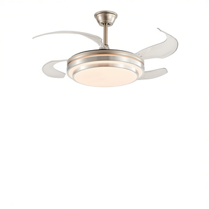 Ventilador de Techo LED Moderno de 42 Pulgadas con Control Remoto, Motor DC, 6 Velocidades, Funcionamiento Silencioso, Montaje Empotrado para Sala de Estar - Product Image 1