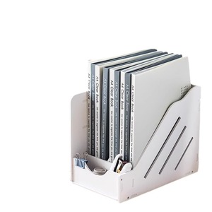 Document Organizer <b>File</b> Rack Desktop Office <b>Storage</b> <b>Box</b> With Partitions 2L Stationery Holder For Paper Organization - Product Image 3